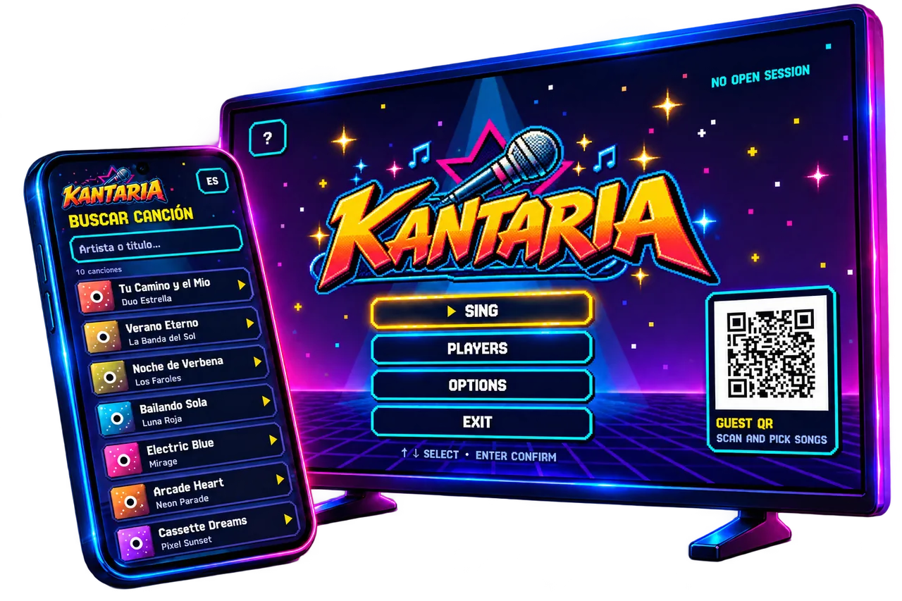 Kantaria mobile guest access